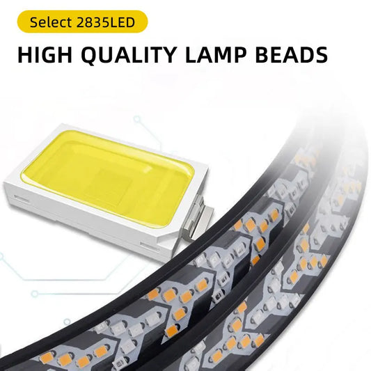 Truck Tailgate Strip Bar Turn Signal Light Parking Brake Light Waterproof Reverse Lights 48 60 Inch for Jeep SUV